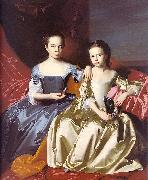 John Singleton Copley Mary MacIntosh Royall and Elizabeth Royall oil